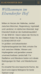 Mobile Screenshot of elsendorfer-hof.de