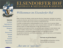 Tablet Screenshot of elsendorfer-hof.de